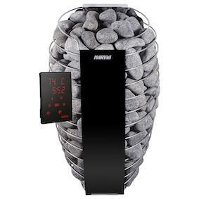 9 kW, 400V - WIFI  - Harvia Spirit SP90XW - 4 Pakete Saunasteine - externe Steuerung