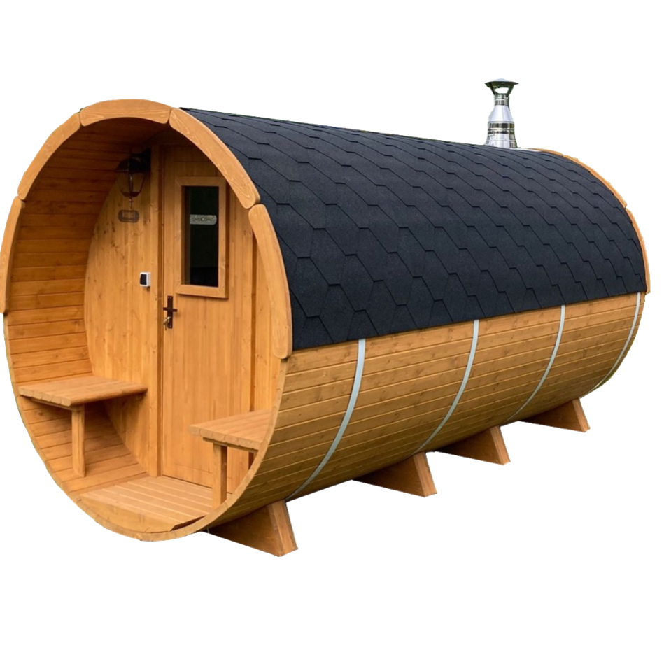 Sauna-Fass - Skandinavisches Fichtenholz