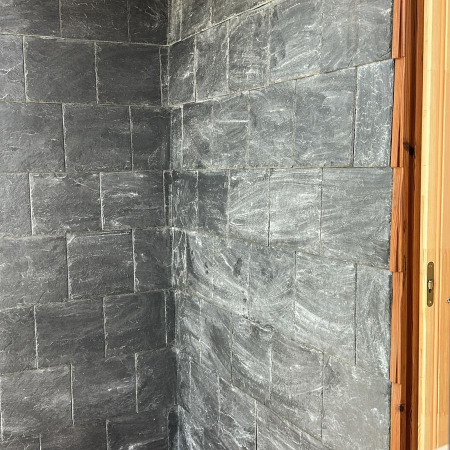 Schiefer-Terrassenwandverkleidung